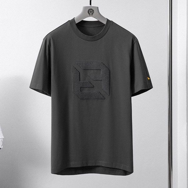 Immediate delivery Fendi FF cotton copy T-shirt feq93059