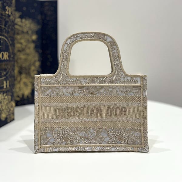 Dior Book Tote Mini Gold Bag Deu46372, Sold Out