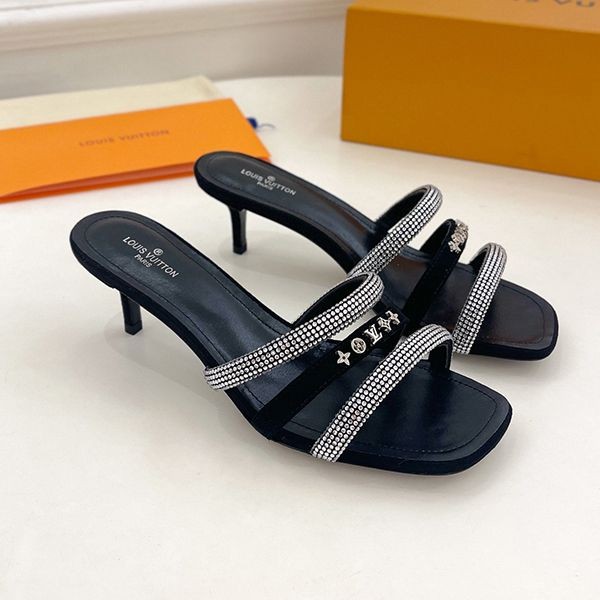 New limited edition? Louis Vuitton sandals, replica mules, 5.5cm heel, vur91038