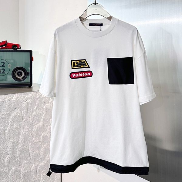 New limited edition Louis Vuitton logo T-shirt replica vun51862