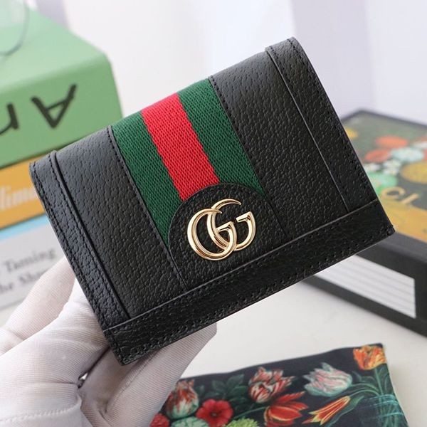 The latest and most fashionable Gucci replica folding wallet, bi-fold, GG logo gua18154