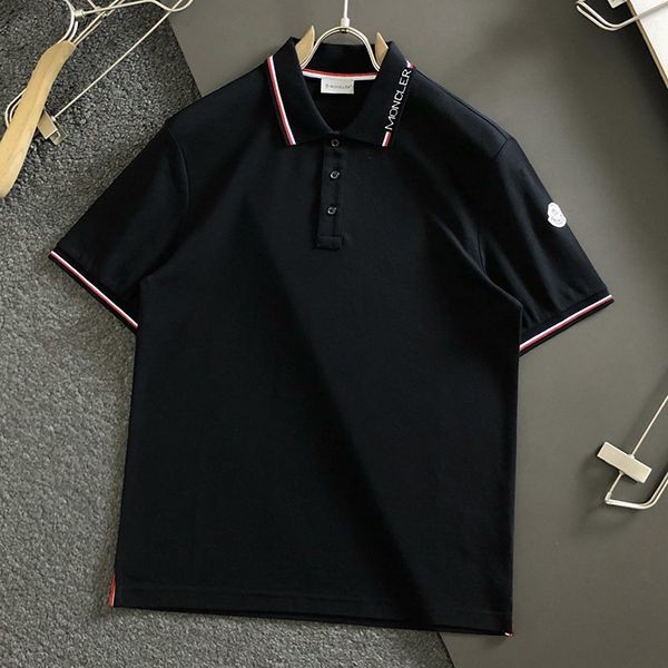 Featured★Moncler cotton logo polo shirt copy mov12096