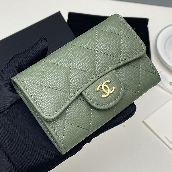 Recommended Chanel replica mini wallet, caviar yellow, light gold hardware, shj12676