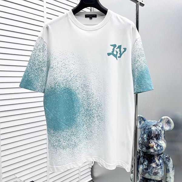Immediate delivery Louis Vuitton cotton crew neck replica T-shirt vuq12052
