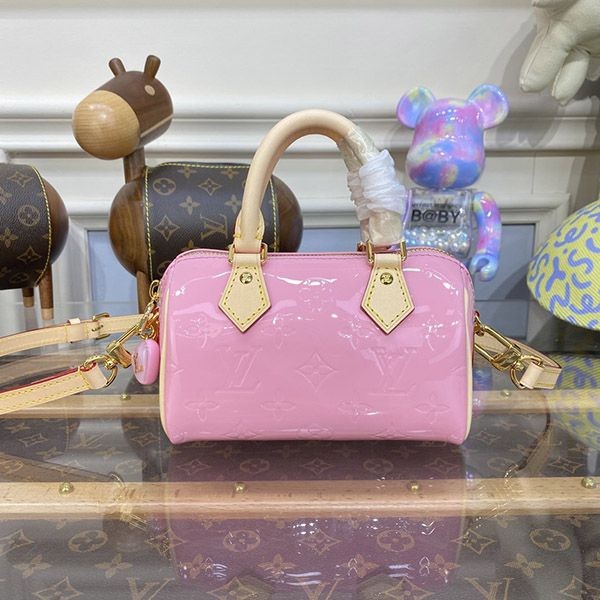 Attention ★ Louis Vuitton Speedy 20 Replica Vernis Shoulder Bag M81879