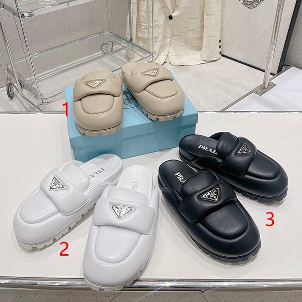 Prada Triangle Logo Mules Replica - Very Popular! pua87598 Prada Triangle Logo Mules Replica - Very Popular! pua87598