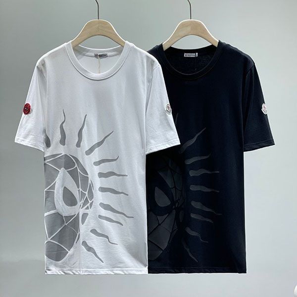 n-grade recommended Moncler logo print T-shirt copy mog43951