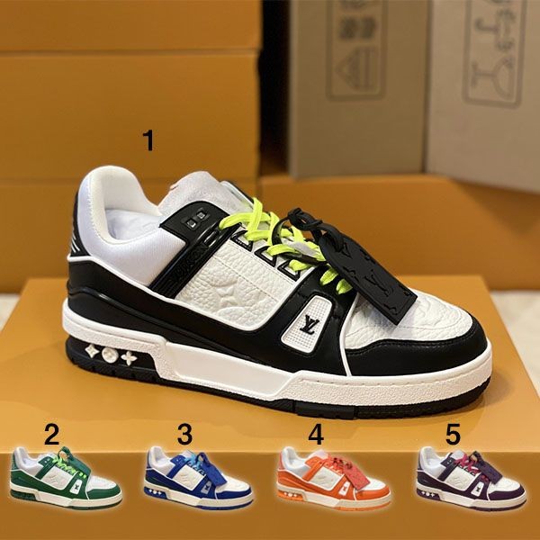 ★Safe shipping with tracking Louis Vuitton Trainer Line Sneakers Replica 5 colors vui04410