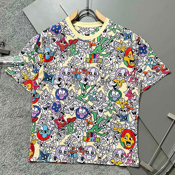 Secured Louis Vuitton Monogram Comic T-shirt replica vux69730
