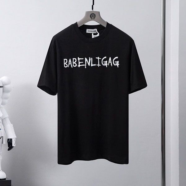 Easy to use Balenciaga Men's LOGO Medium Fit T-Shirt Parody baf97377
