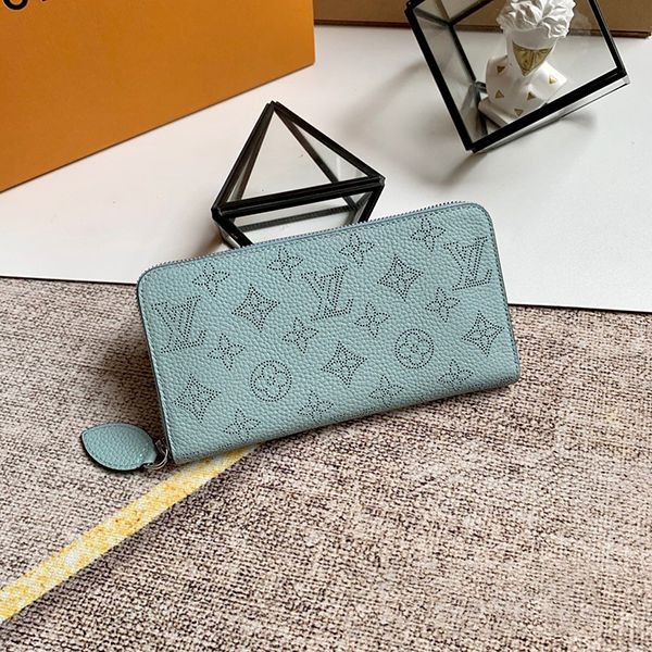 Louis Vuitton Zippy Wallet Fake Mahina Veil Lagoon M69032 Sold Out