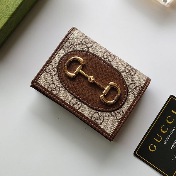 Immediate shipping Gucci replica Horsebit 1955 card case wallet guo90438
