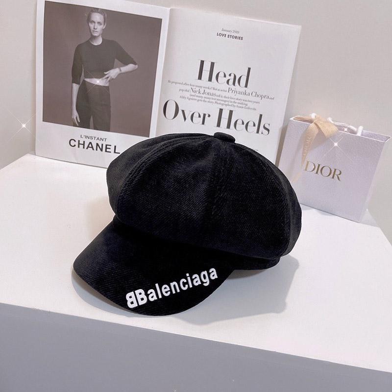 Classic New Balenciaga Beret Replica Black baz29205