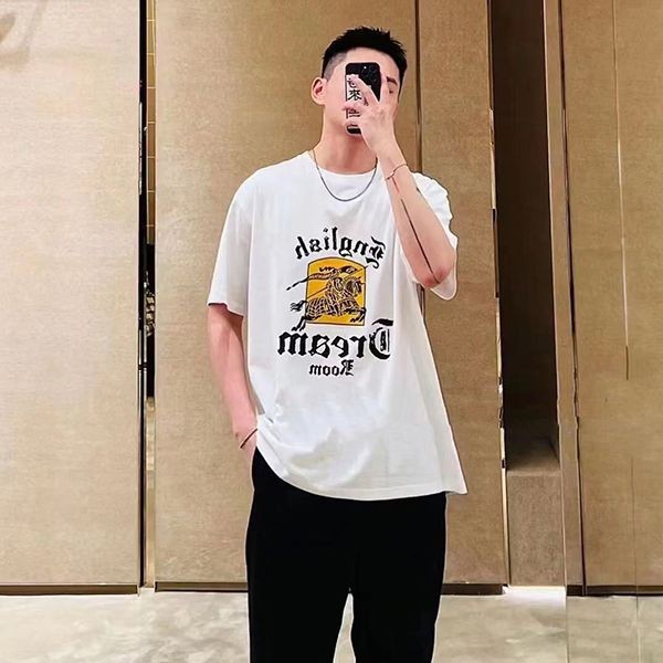 New color ☆ Rare Burberry T-shirt copy white Bad79790