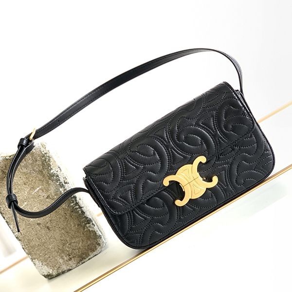 Classic Celine Triomphe Shoulder Bag Replica Calfskin Cev81886