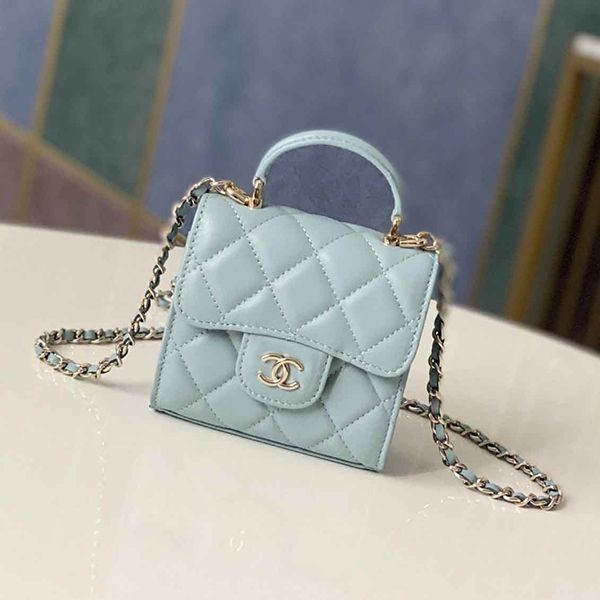 Secured Chanel Chain Clutch Enamel Mini Bag Replica shp51706