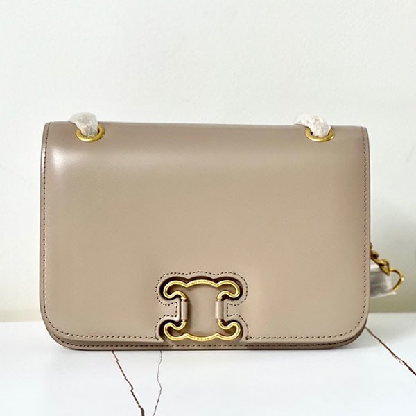 Celine Triomphe Frame Chain Shoulder Bag Replica Ceo10167