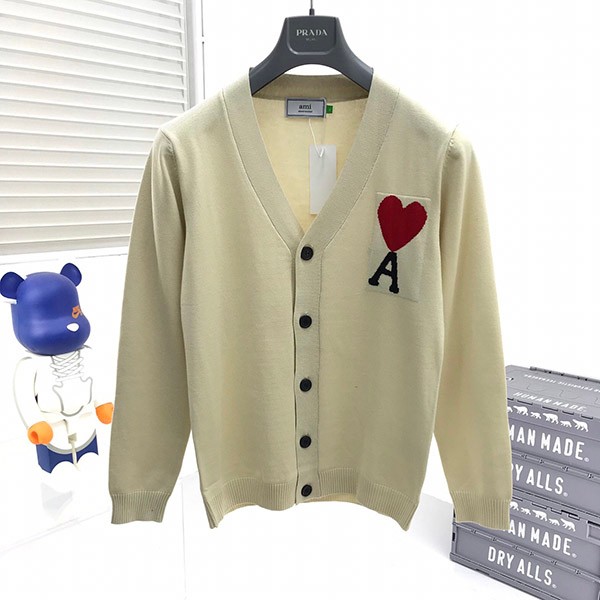★Popular in Japan! Ami Paris oversized wool cardigan copy amp48832