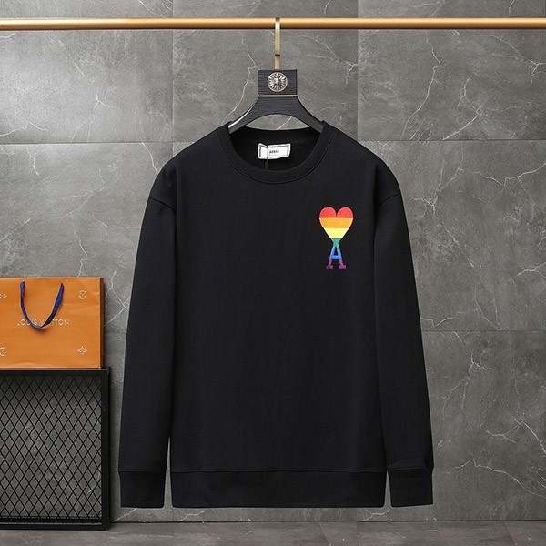 Cheap price! Ami Paris logo long sleeve T-shirt copy ame81976