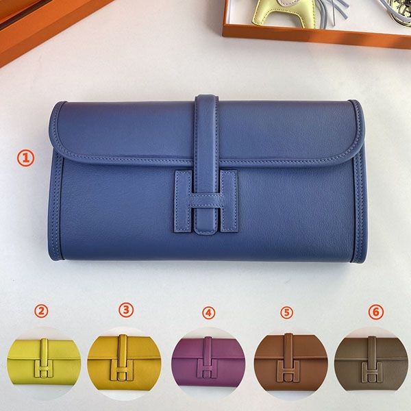No.1 Popular Hermes Jiggerduo Clutch Wallet Replica ert36039