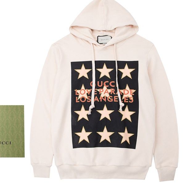 Gucci oversized cotton fake hoodie guo18653