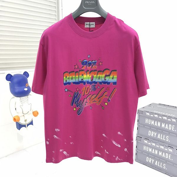 Very popular all over the world? Balenciaga logo medium fit T-shirt copy bay19190