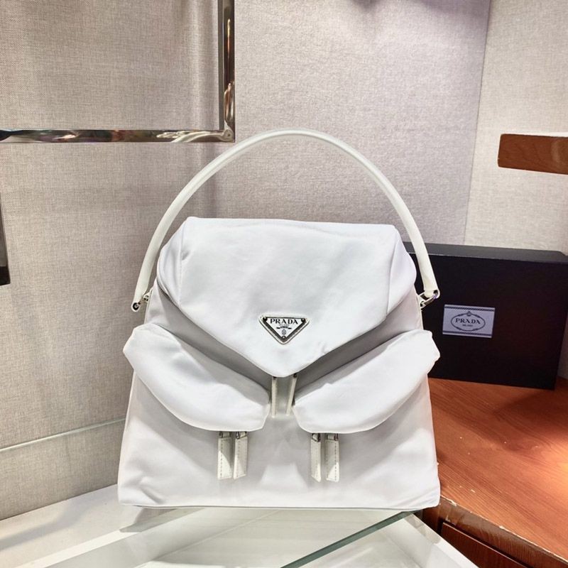 Sold out [Prada] Replica System Nappa Leather Patchwork Tote Bag pui45684